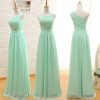 JC&STAR Custom Color Mint Green Navy Blue Long Chiffon A Line Pleated Bridesmaid Dress 2017 cheap bridesmaid dresses under 50 JC&STAR Custom Color Mint Green Navy Blue Long Chiffon A Line Pleated Bridesmaid Dress 2017 cheap bridesmaid dresses under 50