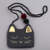 JC KIDS Baby Girls Korean Style Cute Cat Shap Bag Kids Fashion Cotton Coin Purse Children Accessories
