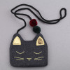 JC KIDS Baby Girls Korean Style Cute Cat Shap Bag Kids Fashion Cotton Coin Purse Children Accessories