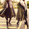 JAZZEVAR High Fashion Street Women's Luxurious Large Fox Fur Parkas army green Down Coat Detachable liner Outwear Winter Jacket