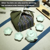 Japanese Style Portable Travel Tea Set Teaware Storage Bag For 1 Teapot 3 Teacup / 4 Tea Cups Outdoor Quick Cup Handbag Package