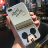 JAMULAR Cartoon Mickey Mouse Mirror Phone Cases for iPhone 6 6s Plus SE 5S Silicone Soft Back Cover for iPhone 7 8 Plus X Case