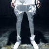 Jamickiki Brand Mens High Streetwear Harem Pants 2016 Korean Style Fashion Side Big Pockets Design Black Casual Trousers Men