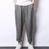 Jamickiki Brand Clothing 2016 Fashion Pantalon Homme Baggy Cotton and Linen Low-Crotch Trousers Men  Sportswear Harem Pants
