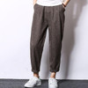 Jamickiki Brand Clothing 2016 Fashion Pantalon Homme Baggy Cotton and Linen Low-Crotch Trousers Men  Sportswear Harem Pants