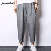 Jamickiki Brand Clothing 2016 Fashion Pantalon Homme Baggy Cotton and Linen Low-Crotch Trousers Men  Sportswear Harem Pants