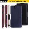 IMUCA For sony xperia z L36h Phone Cases Flip Cover for sony xperia z case L36h l36i c6601 c6602 c6603 Leather phone Case Cover