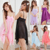 Imitation Silk Irregular Night Dress Sleepwear Suspender Women Nightgowns Robes Imitation Silk Irregular Night Dress Sleepwear Suspender Women Nightgowns Robes