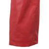 Fashion Female Red Slim PU Leather Jacket Women Coat Short Jacket