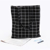 Fashion Female Canvas Beach Bag Plaid Casual Tote Women Canvas Handbag Daily Use Single Shoulder Shopping Bags