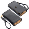 Fashion Envelope Card Hold Wallet PU Leather Long Purse Clutch Case Cover for Phones 4 color