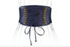 Fashion Elastic Belt for Women Bowknot Leather Wrap Around Obi Style Cinch Waistband Black Cummerbund Brown Women Belt