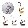 Fashion Design Swan Holder Table Tableware for Coffee Fruit Forks Cutlery Decor jun22