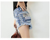 Fashion Denim High Waist Jean Woman Mini Womens Shorts Sexy Women Rivet Tight Hot  Casual Short Jeans Feminino Hotpants