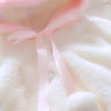 Fashion cute girls fleece faux fur hooded cute rabbit coats for babies