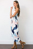Fashion Color-Block Off-the-shoulder Backless Long Jumpsuits