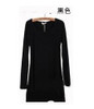 Fashion Clothes Vestidos Women Dress 2017 Spring Autumn Winter Dress Female 100% Cotton O-Neck Long Sleeve Dress Woolen Dresses