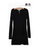 Fashion Clothes Vestidos Women Dress 2017 Spring Autumn Winter Dress Female 100% Cotton O-Neck Long Sleeve Dress Woolen Dresses