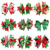 Fashion Christmas Gift Ribbon Bows Clip Snow Hair Clips Hair Pin Accessories Swallowtail Bowknot Christmas Hairpin Fashion Christmas Gift Ribbon Bows Clip Snow Hair Clips Hair Pin Accessories Swallowtail Bowknot Christmas Hairpin