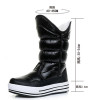 2017 new casual comfortable flat shoes fashion ladies snow boots thick plush warm towel snow boots winter cotton boots