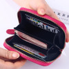 2017 New Brand Women Wallet Genuine Leather Snake Pattern Short Wallet Leather Women Coin Purse Zipper Women Card Holder Bag