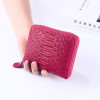 2017 New Brand Women Wallet Genuine Leather Snake Pattern Short Wallet Leather Women Coin Purse Zipper Women Card Holder Bag
