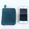 2017 New Brand Women Wallet Genuine Leather Snake Pattern Short Wallet Leather Women Coin Purse Zipper Women Card Holder Bag
