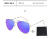 2017 New Brand hot rays sunglasses Polarized Men Large frame Anti-glare aviator aviation sunglasses driving women  3026 UV400