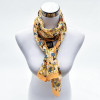 2017 New Brand Design Animal Print Woman Long Chiffon Silk Scarf Summer Wraps Shawl Owl Scarves P5A16763