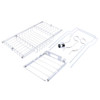 Bathtub Tray Shower Caddy Shelf Storage Chrome Bath Tub Overback Wine Rack Extension Bathroom Storage Organization