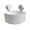 Bathroom Shower Shelf Storage Plastic Suction Cup Bathroom Kitchen Corner Storage Rack Organizer Shower Shelf 2JY26