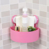 Bathroom Shower Shelf Storage Plastic Suction Cup Bathroom Kitchen Corner Storage Rack Organizer Shower Shelf 2JY26