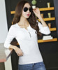 Basic T Shirt Women Long Sleeve Womens Tops 2018 Spring Autumn Tee Shirt Women Korean Style T-Shirt Cotton New Plus Size Tshirt