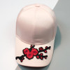 Baseball Cap Women Men Couple Applique Floral Baseball Cap Unisex Snapbacks fashion Flat Hat Gorras Mujer Chapeau Femme#5