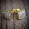 White Micro Pave Crystal Metal Zircon