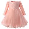 Baptism Party girls Wedding Tutu Dress Baby Girl Newborn 1 2 year Birthday Princess Dresses infant Girl Dress kids Clothes
