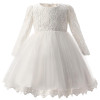 Baptism Party girls Wedding Tutu Dress Baby Girl Newborn 1 2 year Birthday Princess Dresses infant Girl Dress kids Clothes
