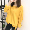 Banerdanni Autumn Tracksuit Women Simple Long Sleeve Hoodies O-neck Pullovers Medium-long Hoodies Loose Sweatshirts
