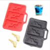 Party Drink Ice Cube Tray Cool Pistol Gun Style Ice Cube Mold Ice Cream Maker Mould Tool Kitchen Bar Accessories
