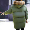 Parkas for Women's Winter Hooded Widened Thickened Fur Collar Long Parka with Removable Easy to Clean Hooded Collar Aug18