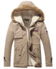 Parka Men Winter Jacket 2017 Thicken Fur Hooded Coat Warm Outwear Homme Brand Clothing Casual Cotton-Padded Overcoat Windproof