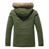 Parka Men Winter Jacket 2017 Thicken Fur Hooded Coat Warm Outwear Homme Brand Clothing Casual Cotton-Padded Overcoat Windproof