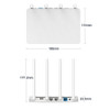 Original Xiaomi WIFI Router 3 English Version 1167Mbps WiFi Repeater 2.4G/5GHz 128MB Dual Band APP Control WiFi Wireless Routers