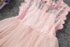 Pink Kids Baby Girls Party Dresses Lace Princess Dress For Baptism Wedding Children Clothing Girl Tulle Tutu Dress 2-6 Years
