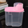 Pink 1.9L Plastic Kitchen Food Cereal Grain Bean Rice Storage Container Box Case Brand New
