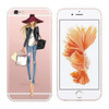 Phone Cases for iphone 6 6s Plus 6Plus 4 4s 5c 5 5s SE Soft Slim TPU Transparent Cartoon Modern Sexy Girls Pattern Case Cover