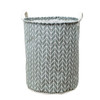 Folding Laundry Basket Round Storage Hampe Large Capacity 40X35cm