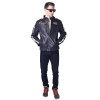 Factory Genuine Vegetable Tanned Sheepskin Quilted Leather Jacket Men Leather Jacket Soft Quilted Jacket Men Coat Winter ZH048