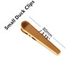 Electroplated Brass Clips Bulldog Clips Duckbill Clips For Office Clips Clamps Ticket storage metal sealed port folder