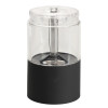Electric Salt Spice Pepper Herb Mills Grinder with LED Light pepper Salt Mills Kitchen Tools Kitchen Accessories Black